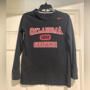 💥Nike Oklahoma Sooners long sleeve t shirt kids small